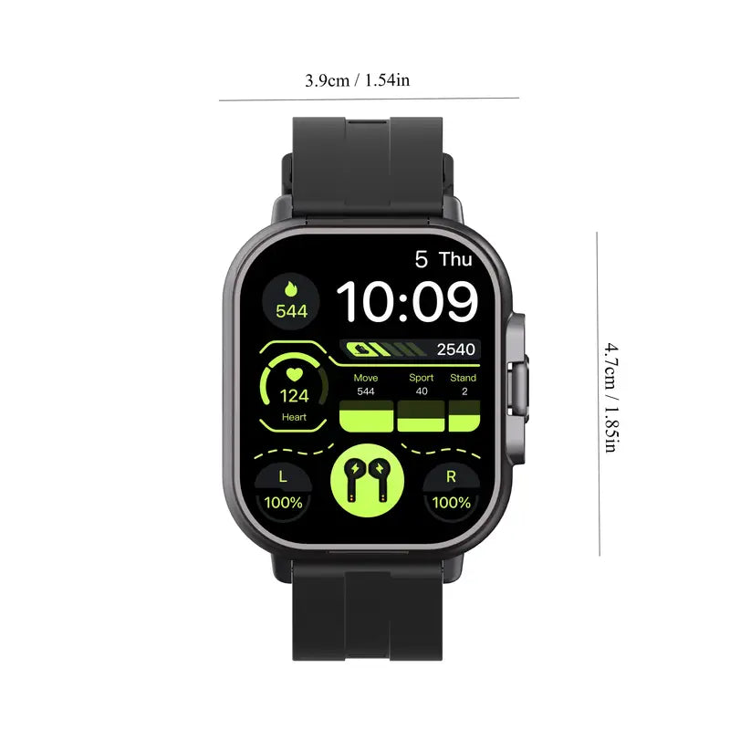 Montre intelligente 2-en-1 avec écouteurs TWS