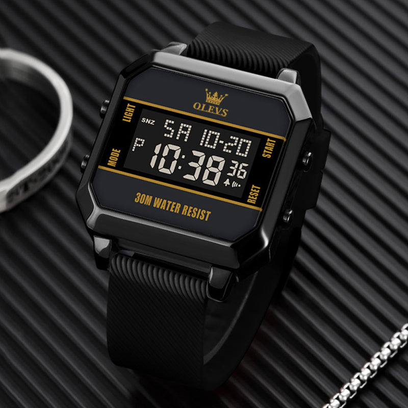Montre Électronique Multifonctionnelle pour Homme