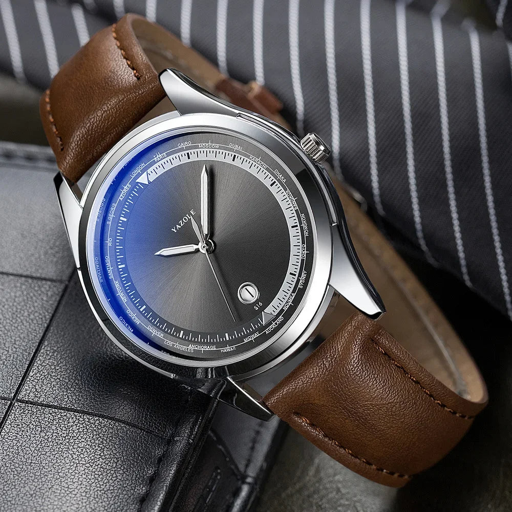 ⌚Montre à quartz analogique pour homme