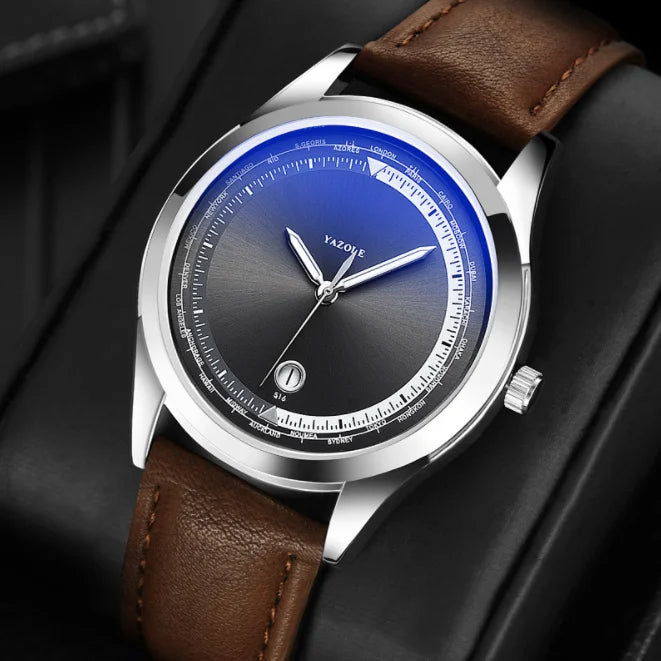 ⌚Montre à quartz analogique pour homme