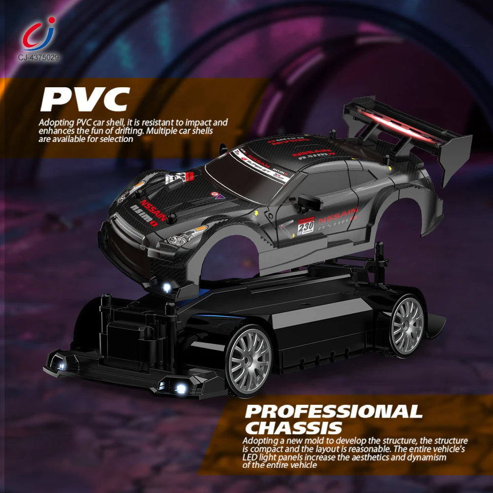 Voiture RC Chengji GTR Drift à l'échelle 1:16