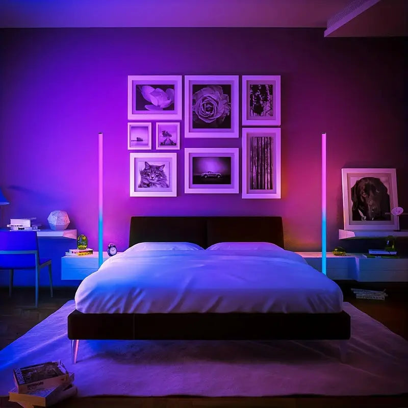 ✨Lumière d'angle LED moderne avec télécommande intelligente