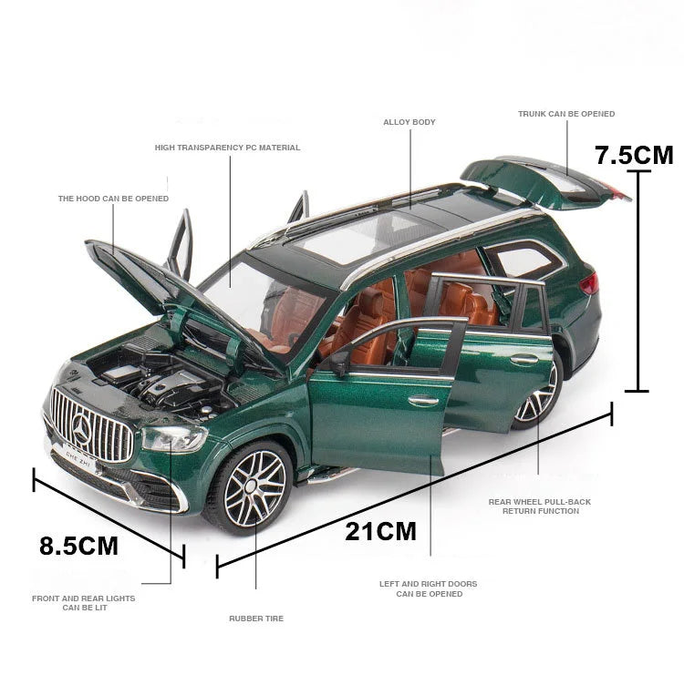 Mercedes-Benz GLS - Modèle de Voiture Jouet en Alliage 1:24