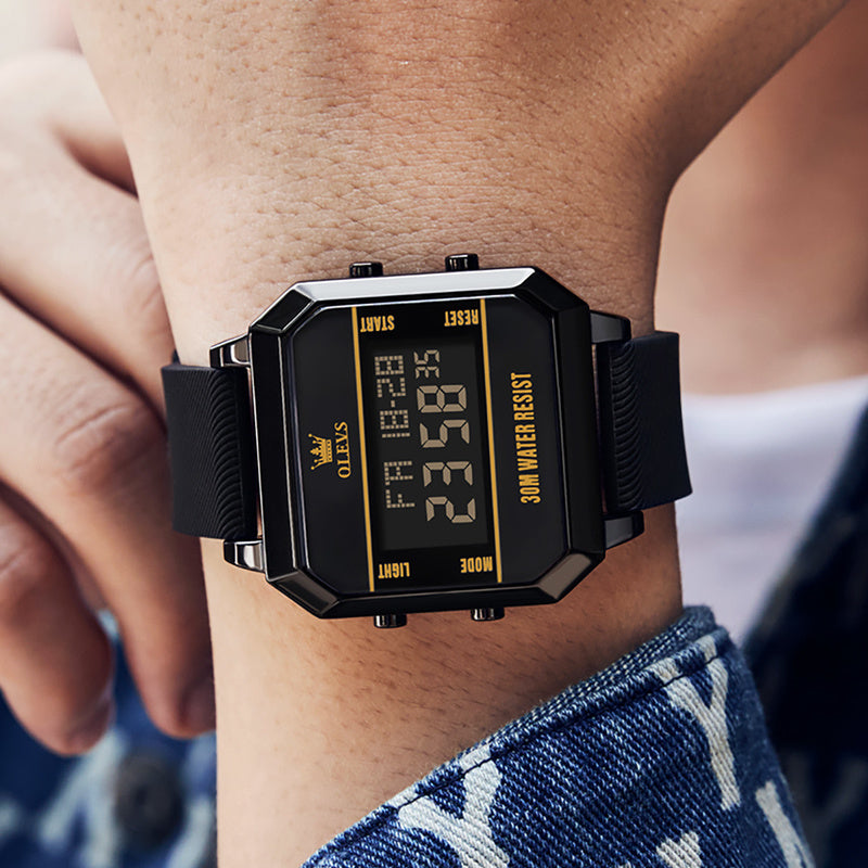 Montre Électronique Multifonctionnelle pour Homme