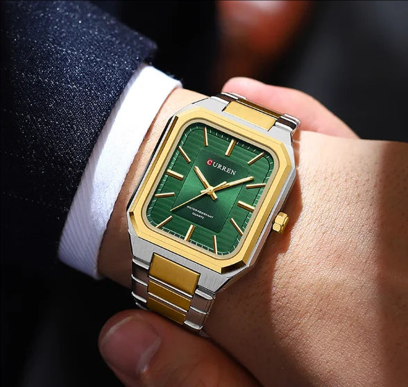 ✨Montre à quartz tendance pour homme CURREN 8457 avec bracelet en acier✨