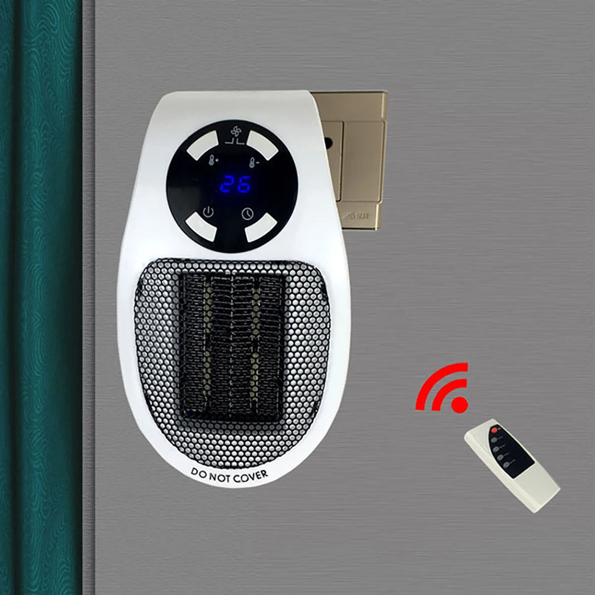 Mini radiateur électrique mural intelligent