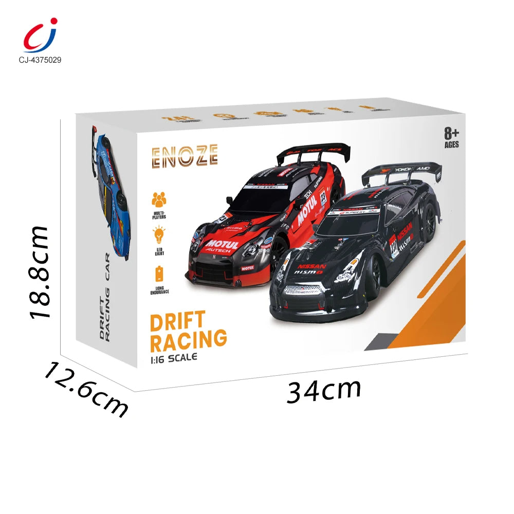 Voiture RC Chengji GTR Drift à l'échelle 1:16