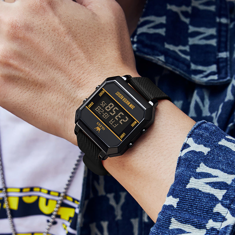 Montre Électronique Multifonctionnelle pour Homme