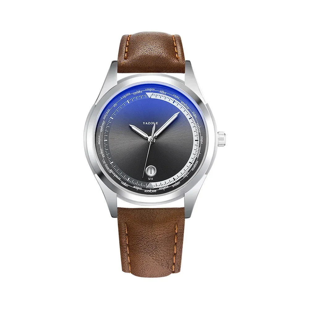 ⌚Montre à quartz analogique pour homme