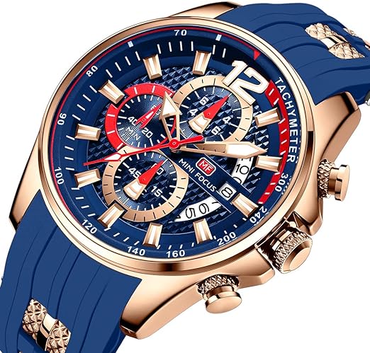 MINIFOCUS – montre de Sport pour hommes, boîtier hyun-chae
