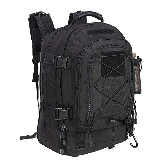 Sacs à dos tactiques extérieurs, sac de marche de randonnée avec grande capacité.