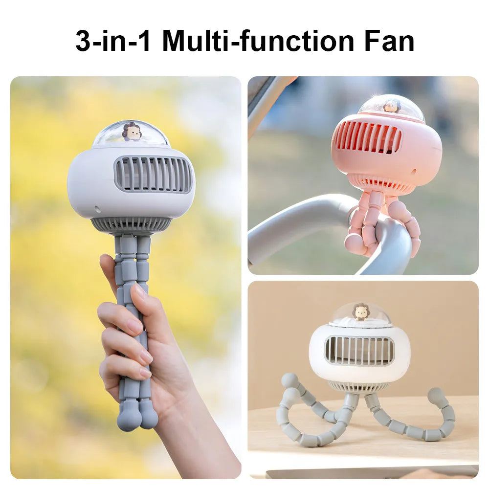 Ventilateur poussette sans lame, sûr pour bébé.
