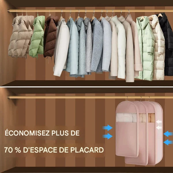 ✨Housses à vêtements suspendues : Protection optimale et gain de place