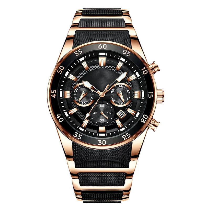 ✨Montre à quartz multifonctionnelle étanche pour hommes ✨