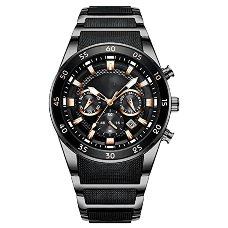 ✨Montre à quartz multifonctionnelle étanche pour hommes ✨