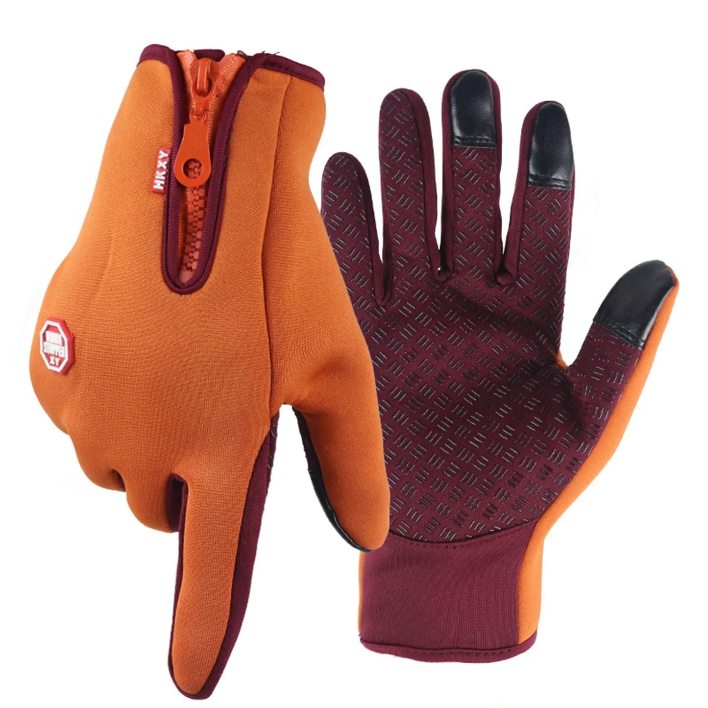 Gants de cyclisme à écran tactile antidérapants imperméables pour la randonnée à vélo