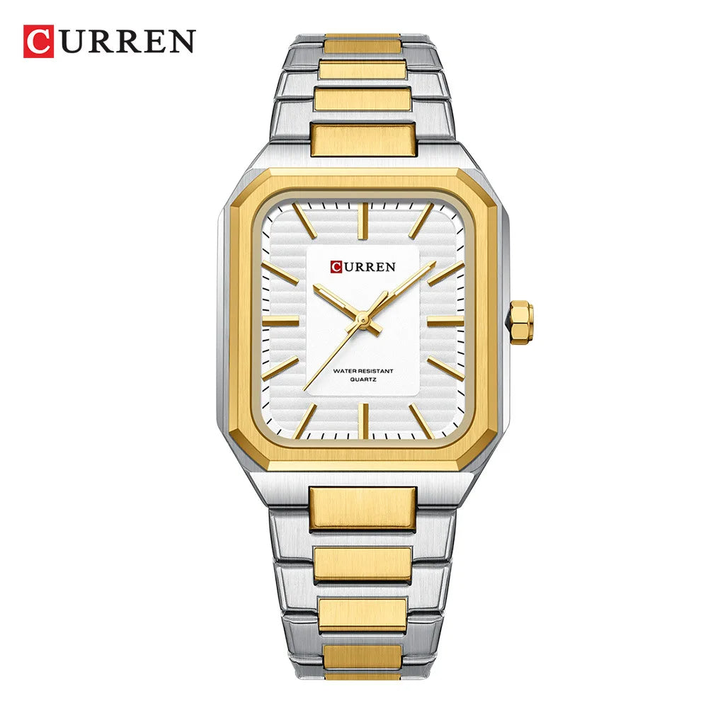 ✨Montre à quartz tendance pour homme CURREN 8457 avec bracelet en acier✨