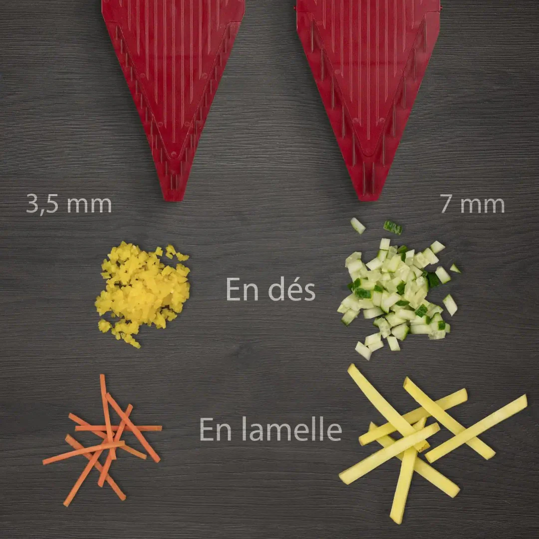 🥕 Ensemble de coupe-légumes 4 pièces