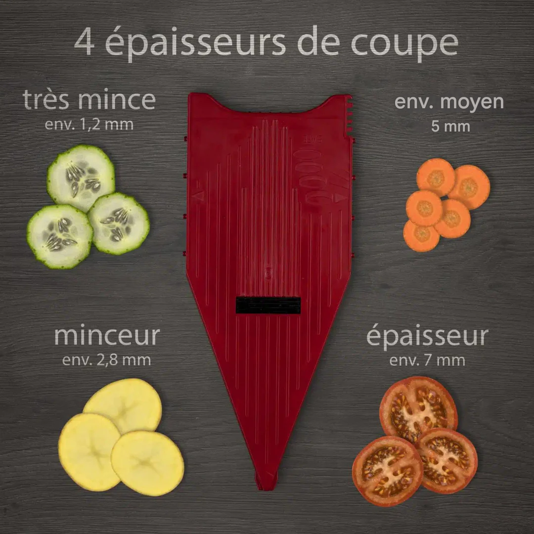 🥕 Ensemble de coupe-légumes 4 pièces