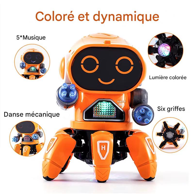 🤖Le Robot Jouet Intelligent – Un Monde de Lumières, de Musique et de Magie