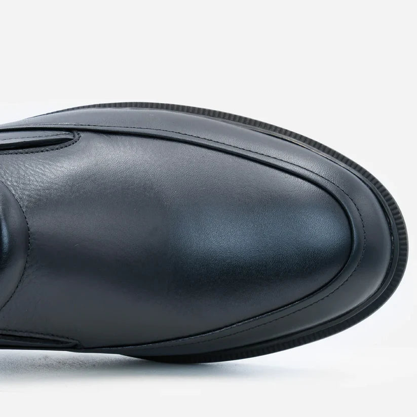 Chaussures homme avec doublure en cuir