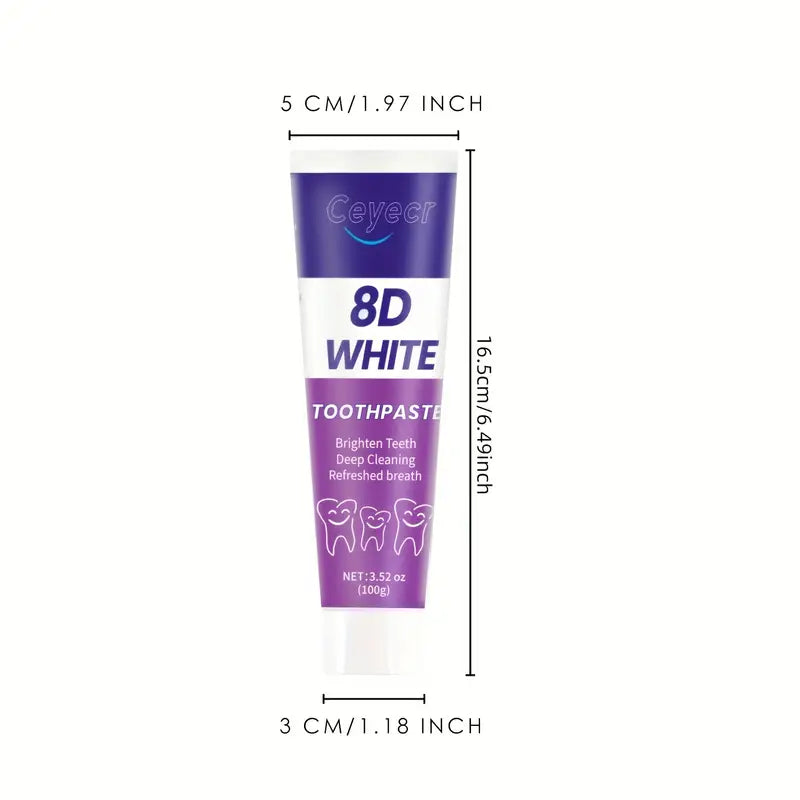 8D Dentifrice Blanc