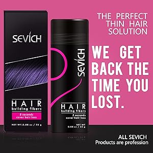SEVICH Fibres de Cheveux: Solution Naturelle pour l'Amincissement Capillaire