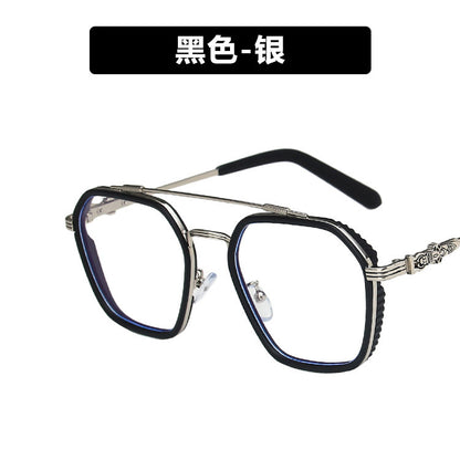 Lunettes carrées rétro anti-lumière bleue