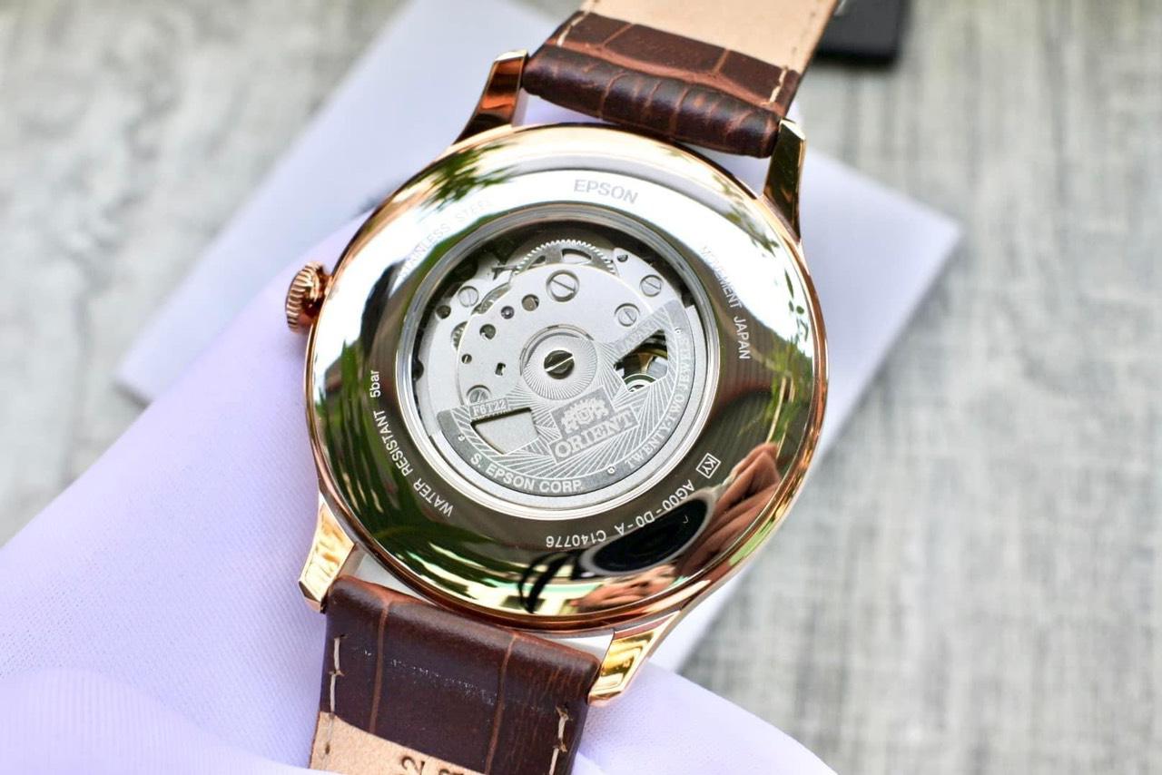 Montre Orient Classic Automatique Analogique pour Homme Cadran Marron