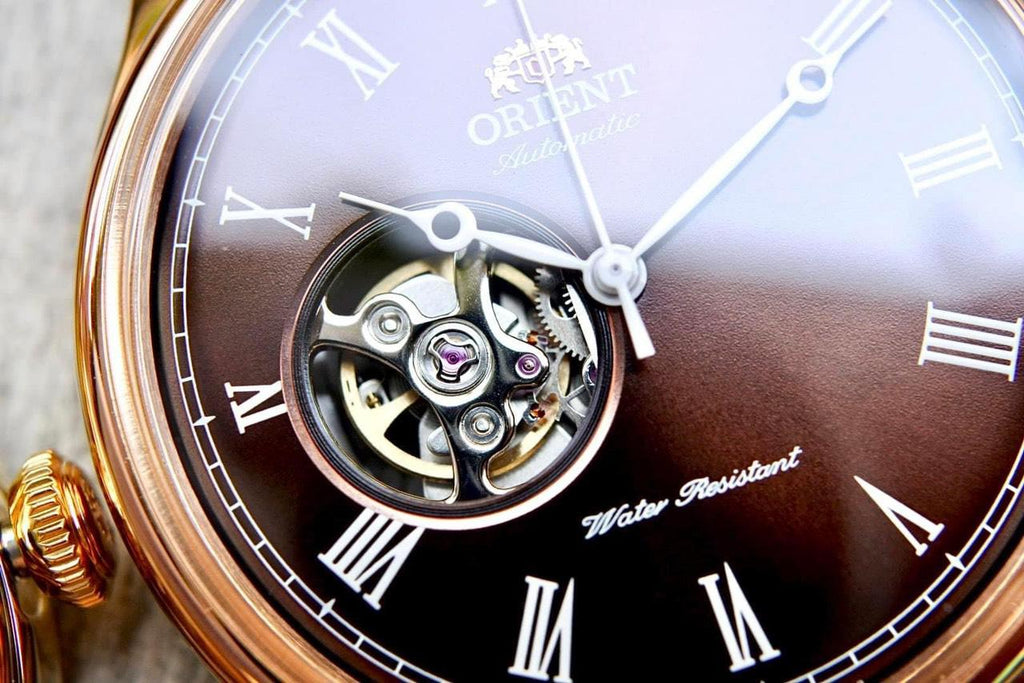 Montre Orient Classic Automatique Analogique pour Homme Cadran Marron