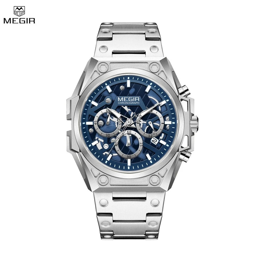 MEGIR Montre Megir Pour Hommes Luxe Original