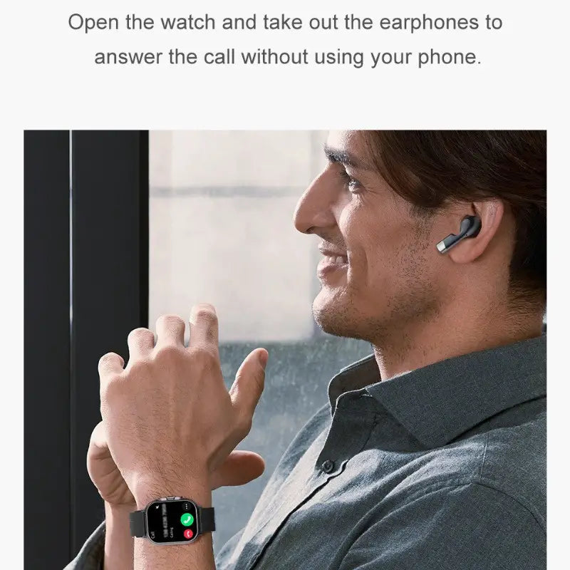Montre intelligente 2-en-1 avec écouteurs TWS