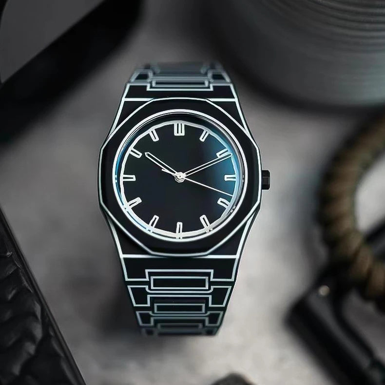 Montre à Quartz Sportive et Tendance pour Hommes