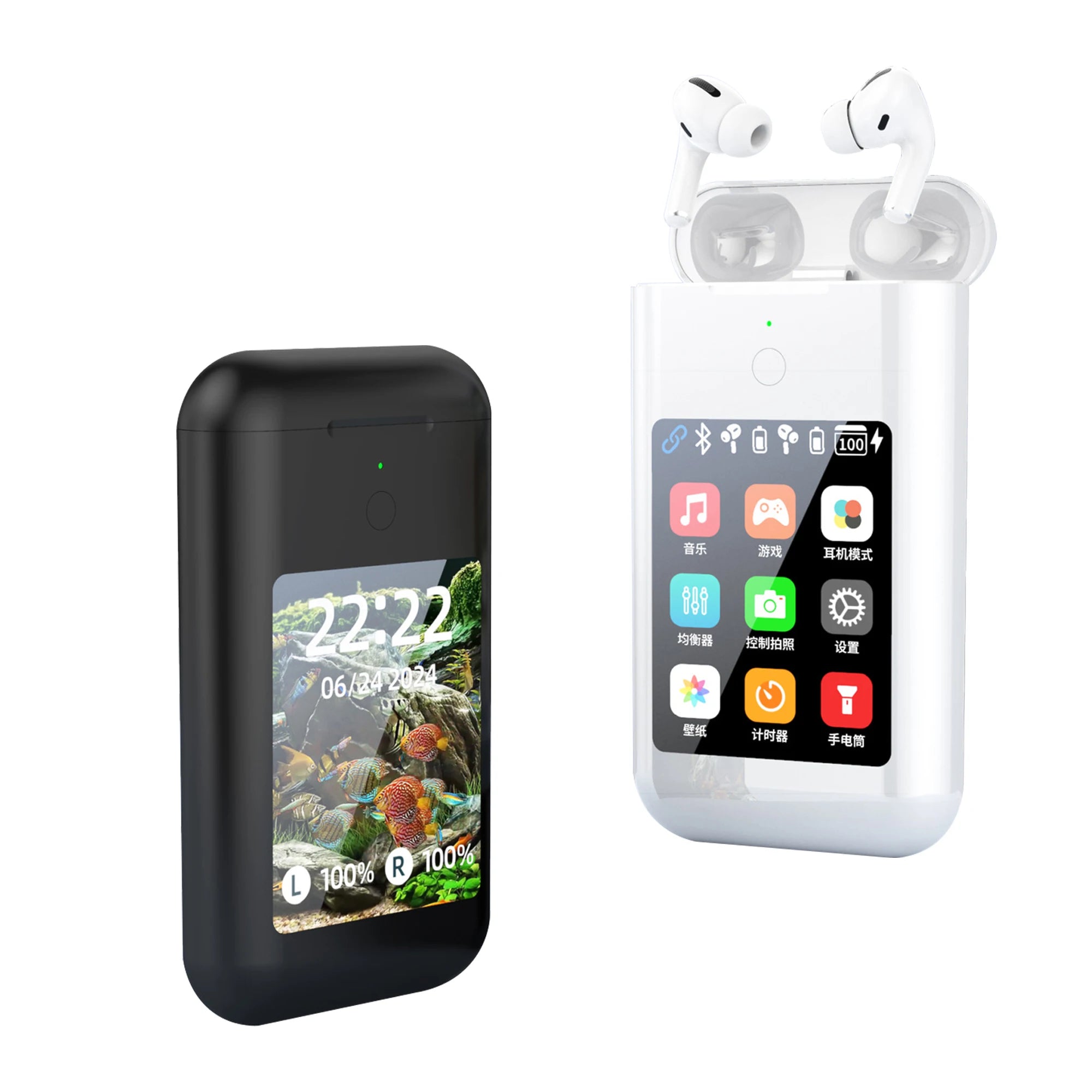 Écouteur Bluetooth multimédia 3 en 1 avec chargeur portable