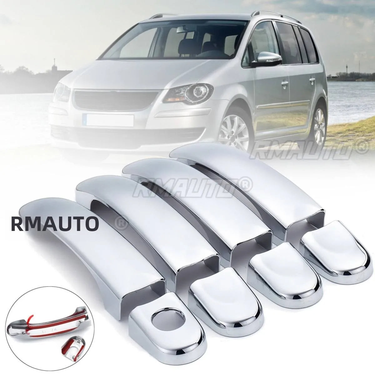 Poignée de porte extérieure universelle  4 pièces