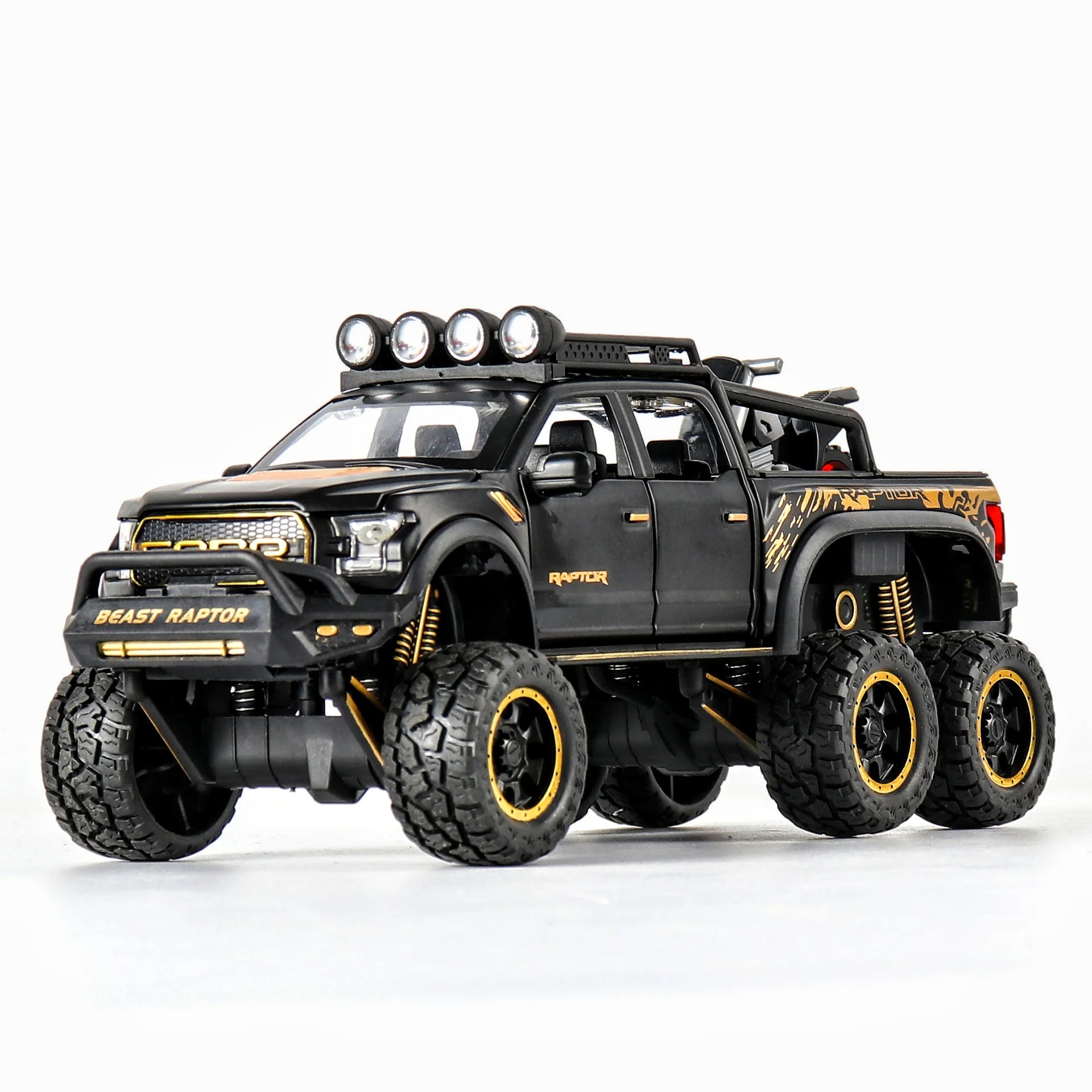 Ford Raptor F150 modèle de voiture moulé sous pression 1:28
