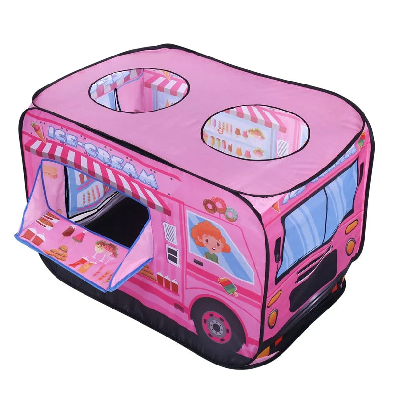 Tente Jouet Pliable pour Enfants - Camion de Glaces