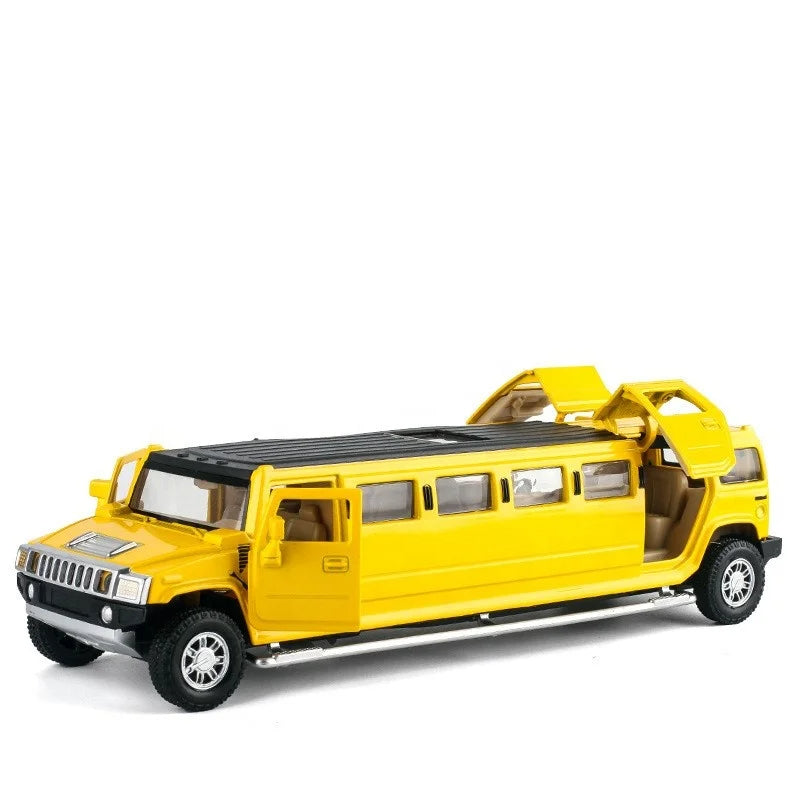 Hummer 1/32 en Métal - Voiture de Police Étendue