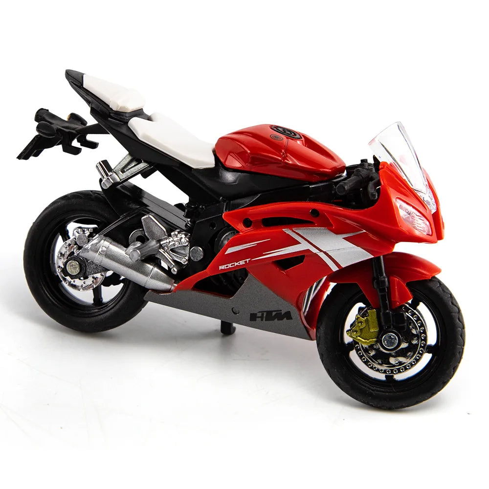 Scooter de sport Yamaha R6 en alliage à l'échelle 1:18