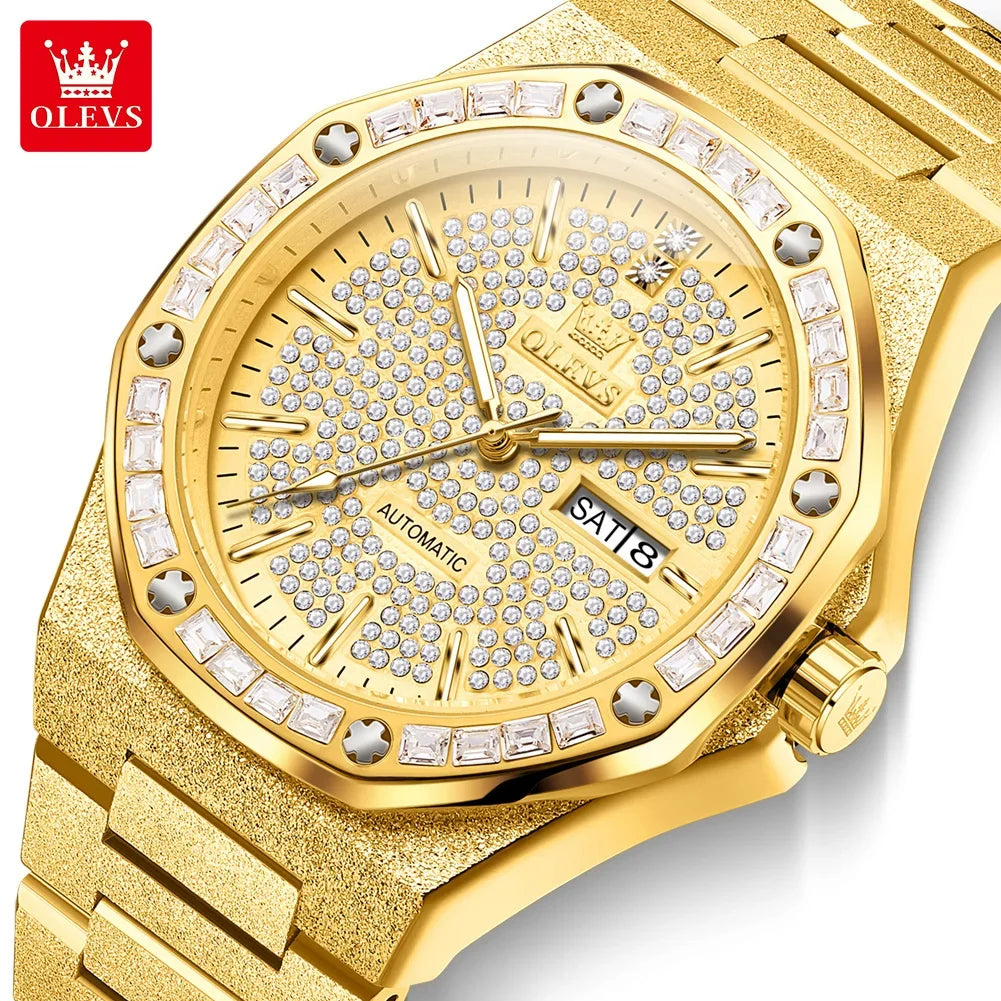 OLEVS – Montre Mécanique Automatique pour Hommes