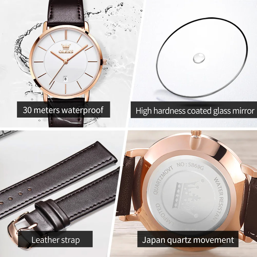 Montre à Quartz pour Homme OLEVS