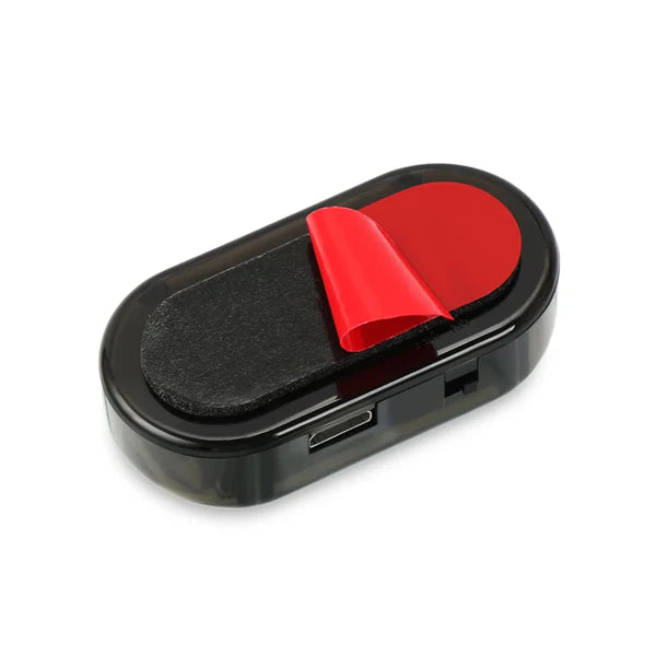 Voyant d'avertissement antivol de voiture à énergie solaire