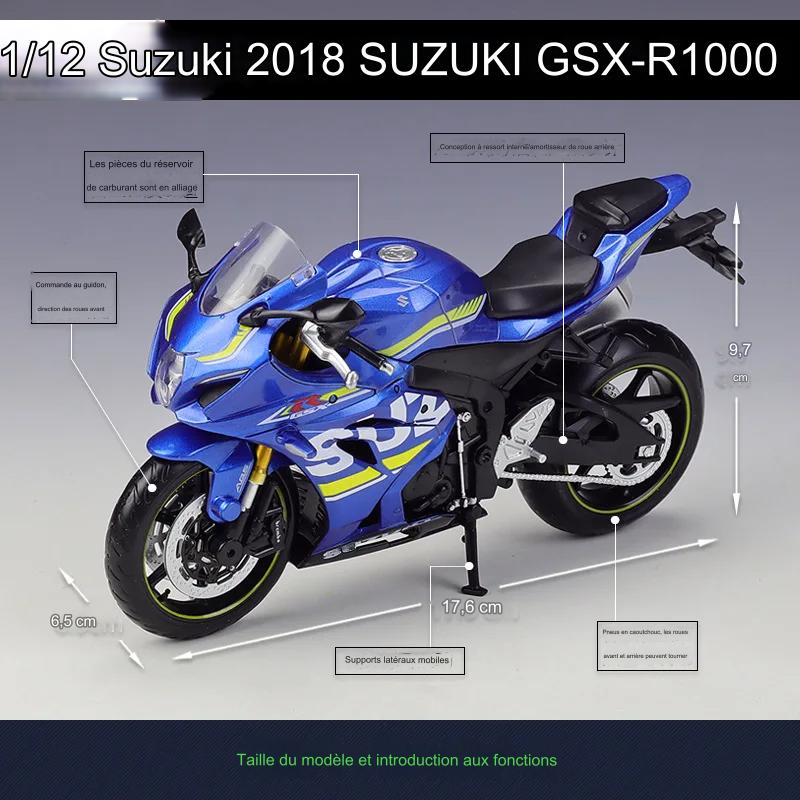 Modèle de Moto SUZUKI à l'Échelle 1/12 de MAKEDA