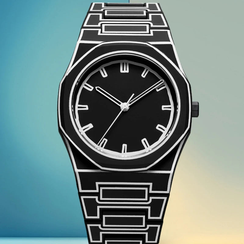 Montre à Quartz Sportive et Tendance pour Hommes