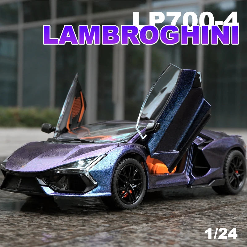 Modèle de voiture Lamborghini Sian à l'échelle 1:18 en alliage de zinc