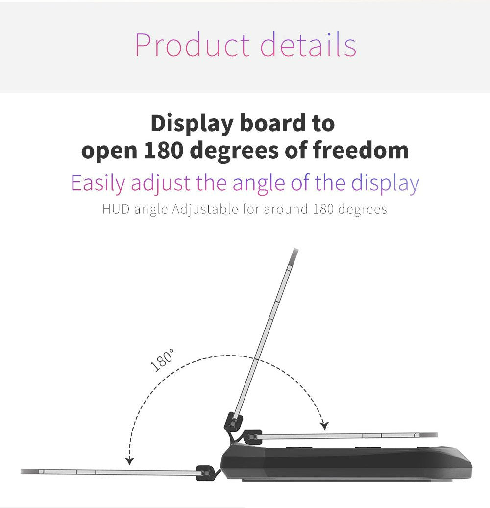 LE MEILLEUR AFFICHAGE TÊTE HAUTE +🔋CHARGEUR SANS FIL