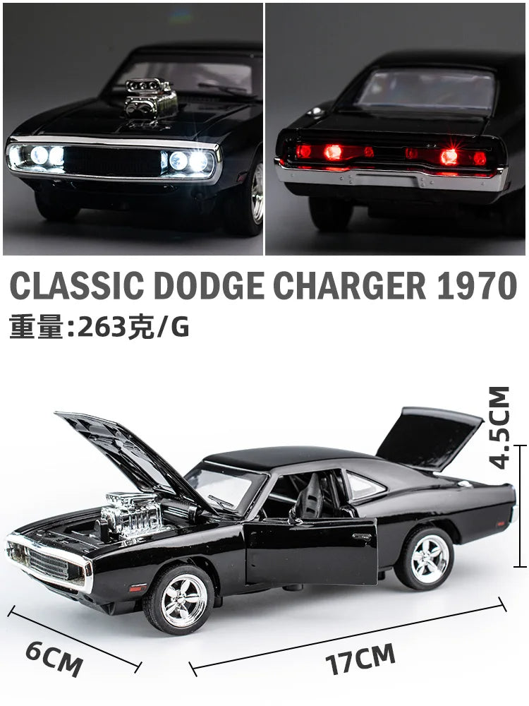 1:32 Voiture de simulation Fast Furious 7 Dodge Charger