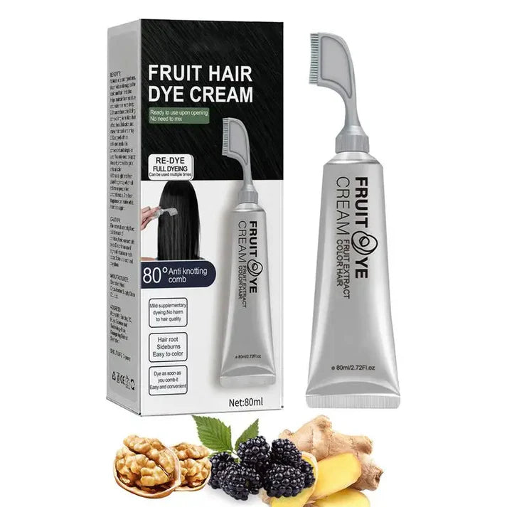 Peigne de Teinture pour Cheveux à l'Essence de Fruits