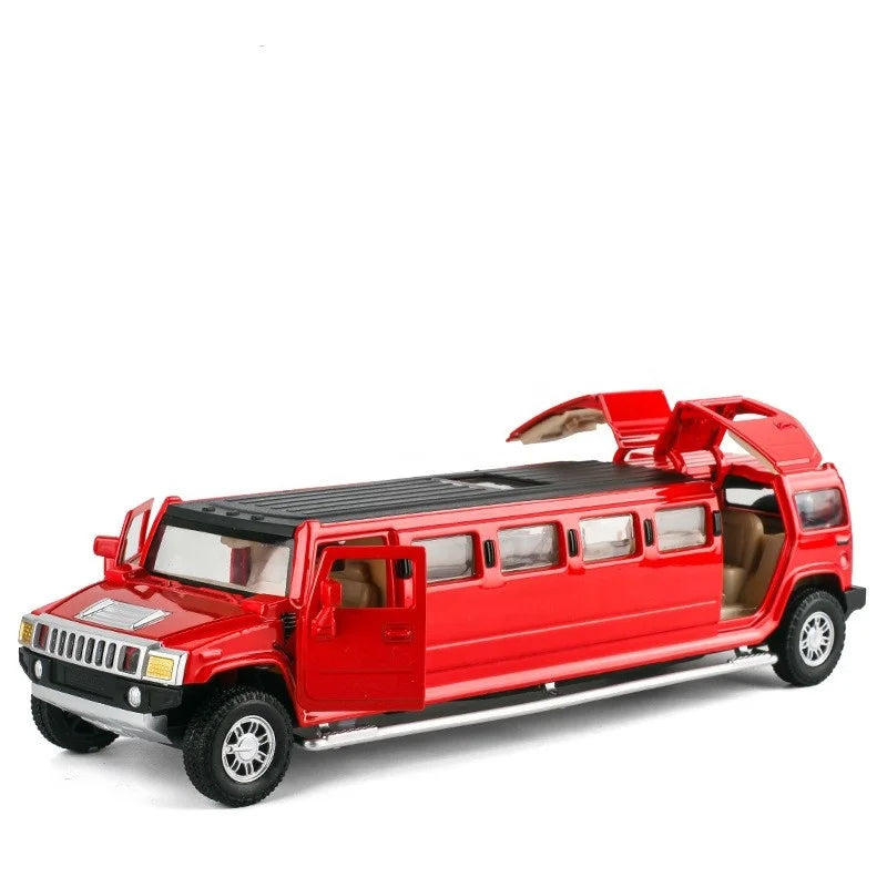 Hummer 1/32 en Métal - Voiture de Police Étendue