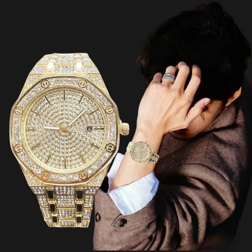 Montre en or pour hommes